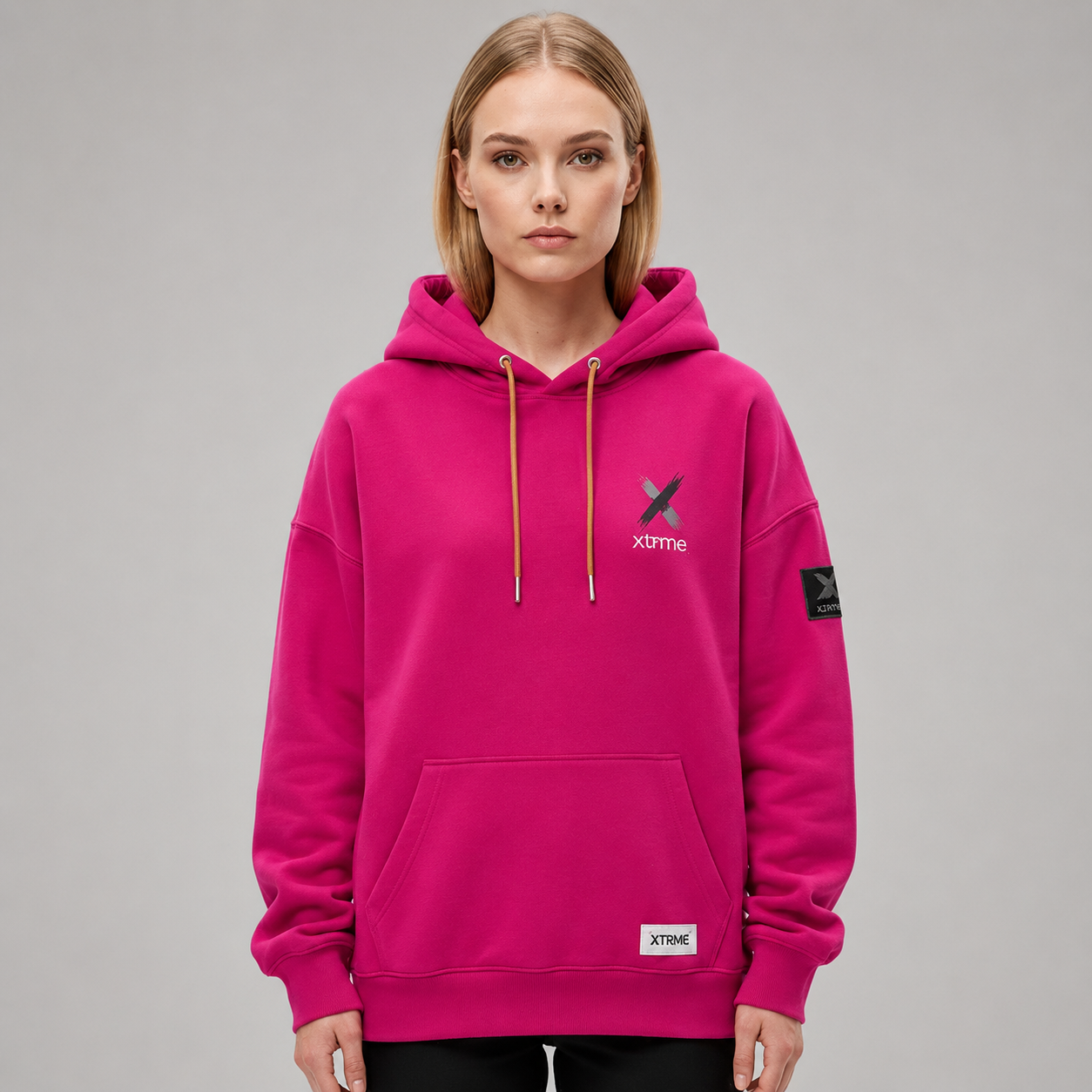 Cross Identity Hoodie – Fuchsia (Women)