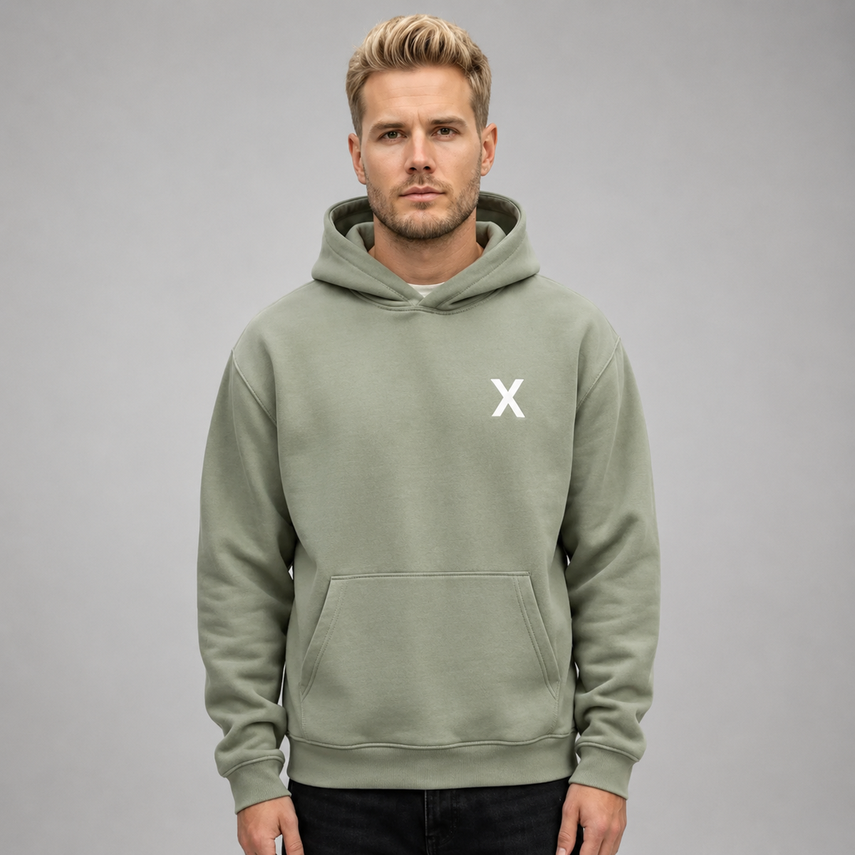 No Risk No Story Hoodie – Olive Green (Men)