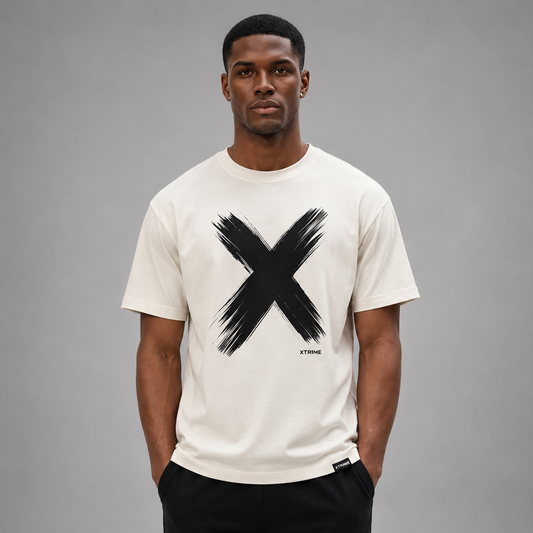 Shadow Brush T-Shirt – White (Men)