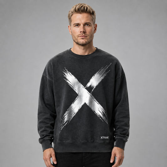 Reflective X Hoodie – Dark Grey (Men)