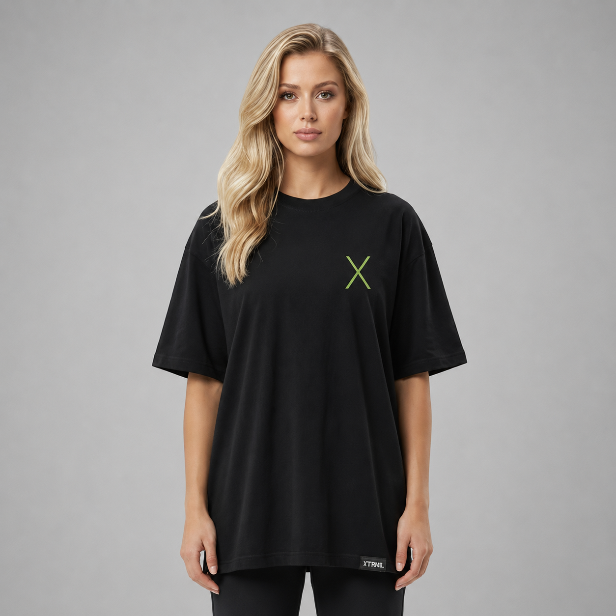 Think X Oversized T-Shirt – Black (Women)