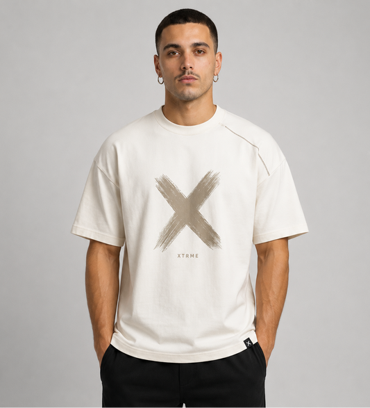 Brush X T-Shirt – Sand Beige (Men)