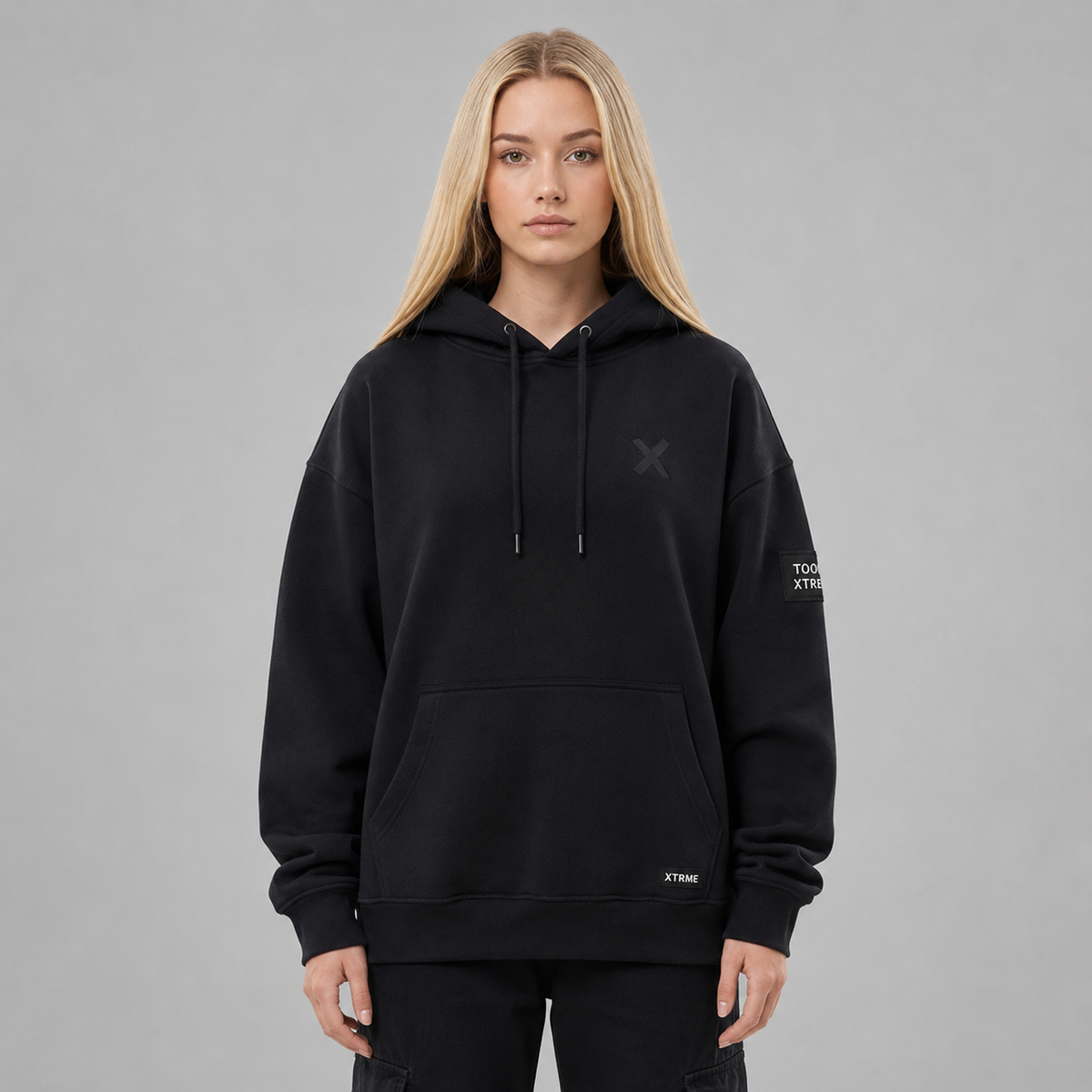 Shadow Label Hoodie – Black (Women)