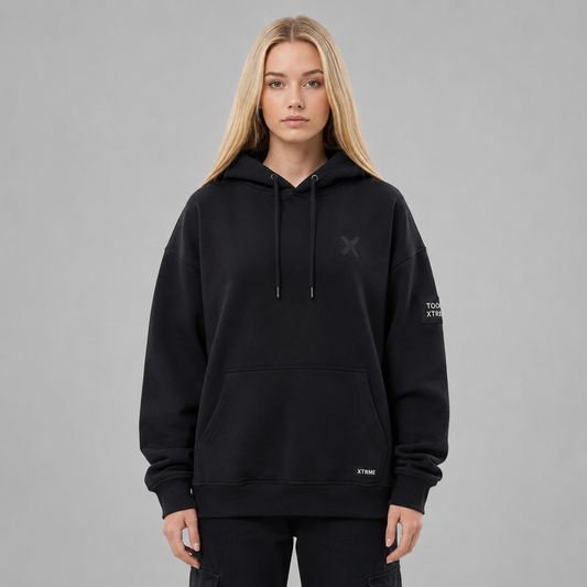 Shadow Label Hoodie – Black (Women)