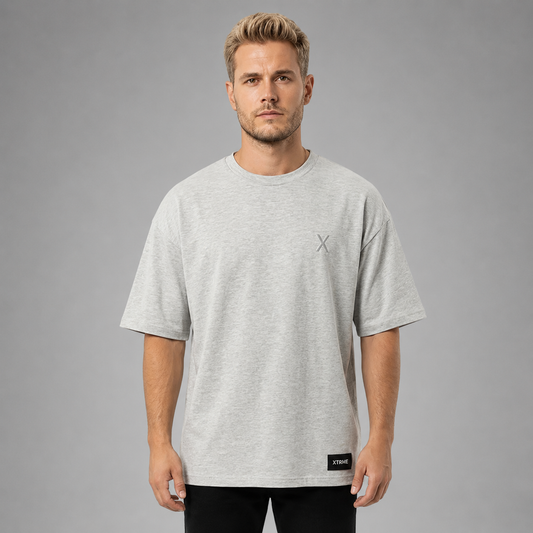Essential X T-Shirt – Light Gray (Men)