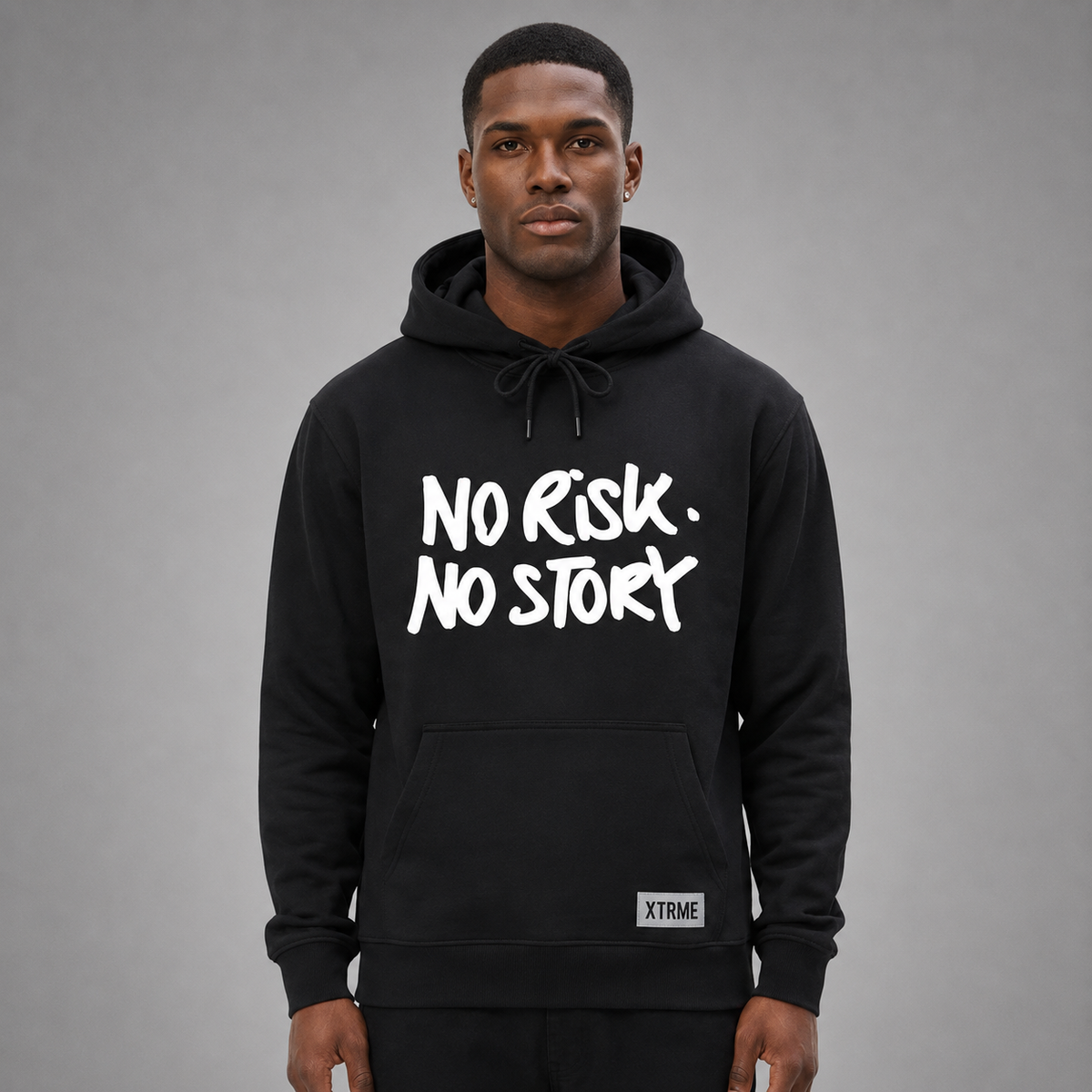 No Risk No Story Hoodie – Black (Men)