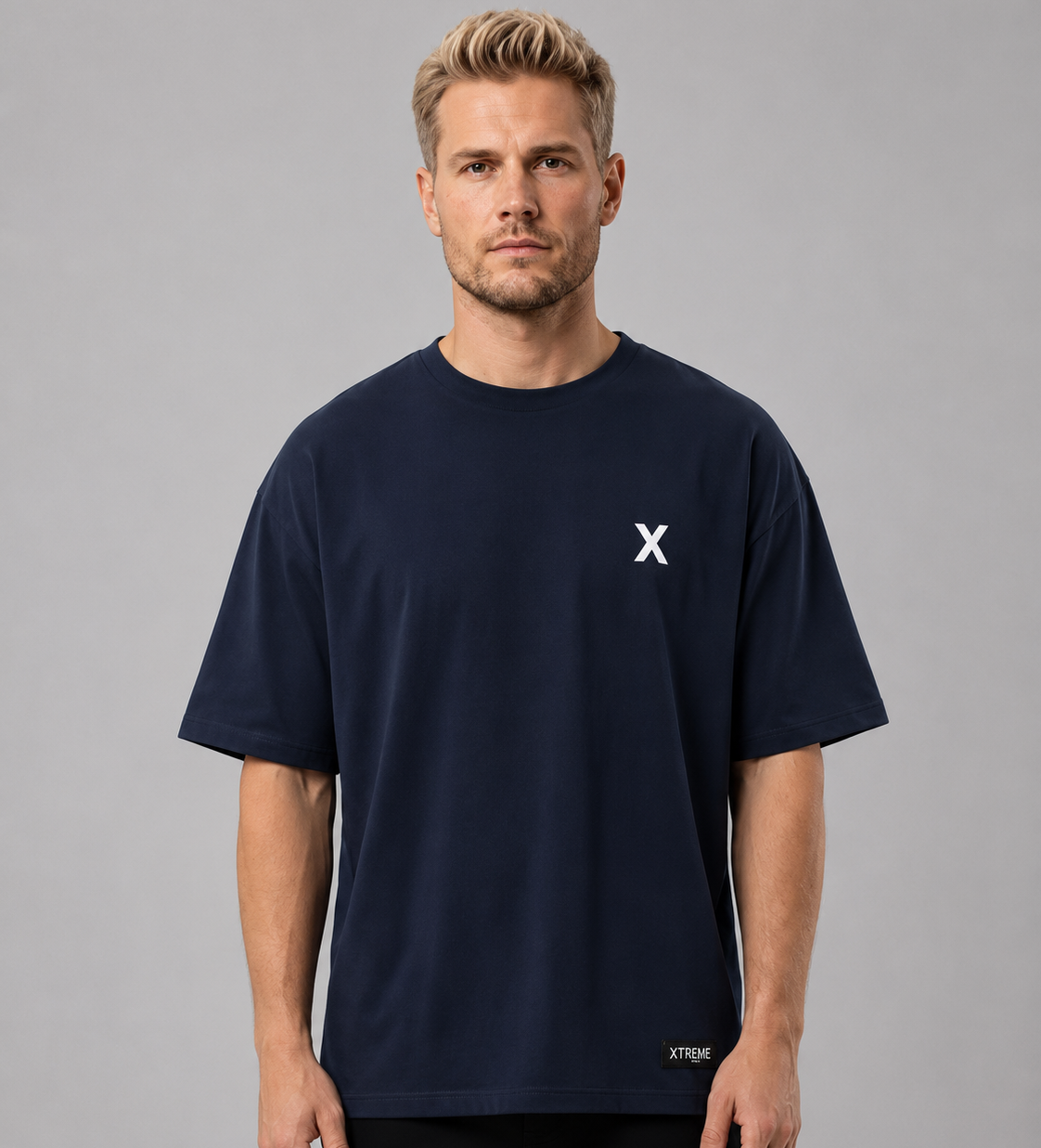 Mini X T-Shirt – Navy Blue (Men)