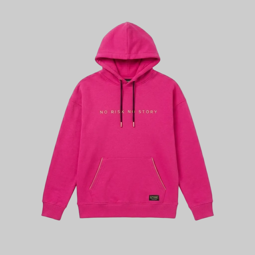 No Risk No Story Hoodie – Fuchsia (Women)
