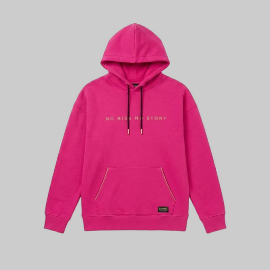 No Risk No Story Hoodie – Fuchsia (Women)