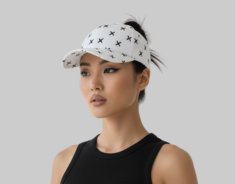 XTRME White Pattern X Cap