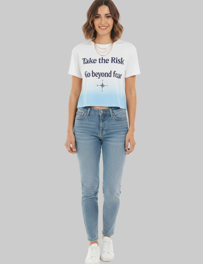 XTRME Follow The X Blue Fade Tee