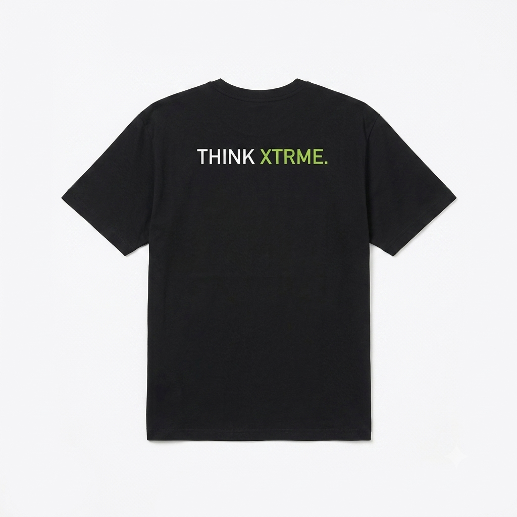 Think X Oversized T-Shirt – Black (Women)