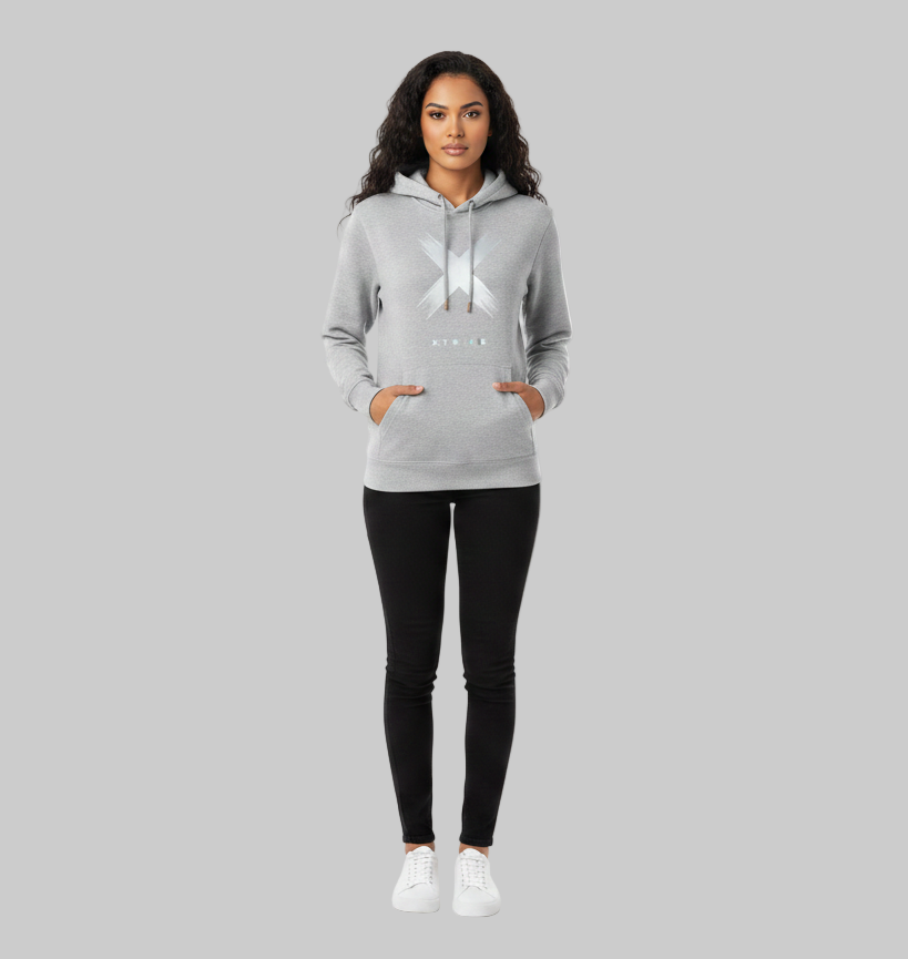 Silver Mark Hoodie – Grey
