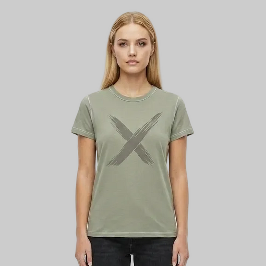 Shadow X T-Shirt – Military Green (Women)