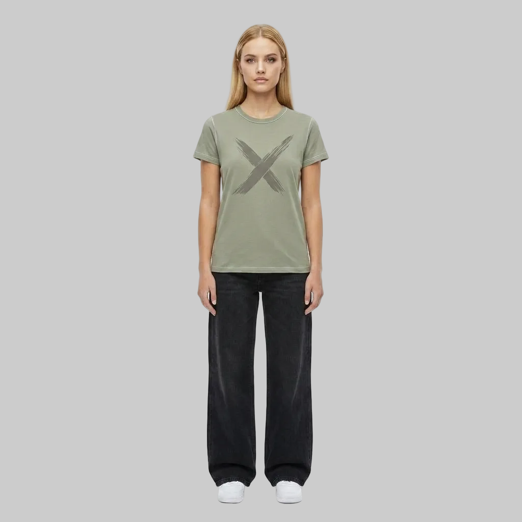 Shadow X T-Shirt – Military Green (Women)