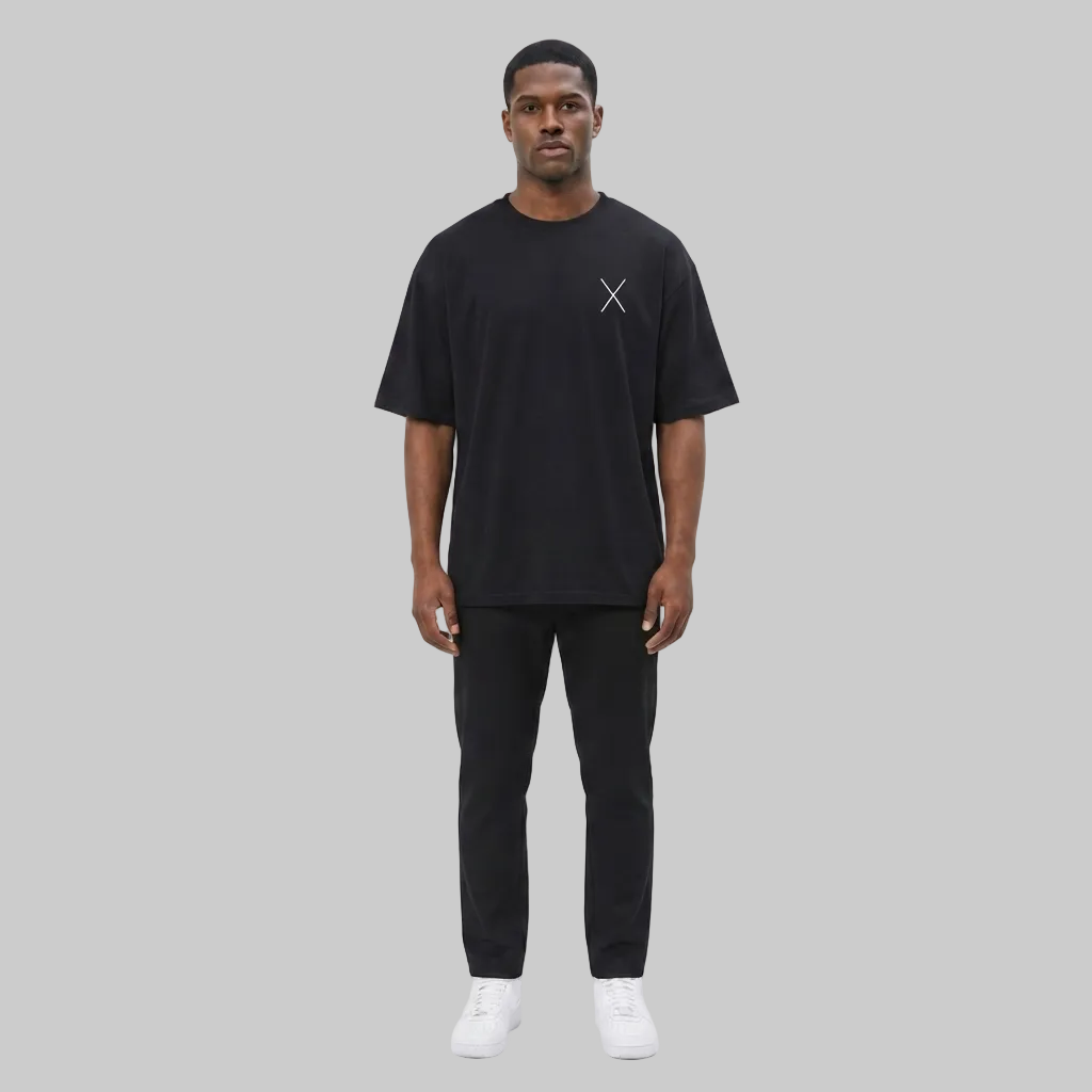 Signature Brush X T-Shirt – Black (Men)
