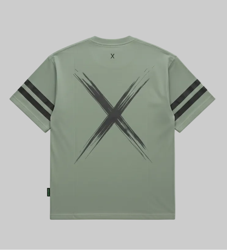 Military Stripe Tee - Military Green