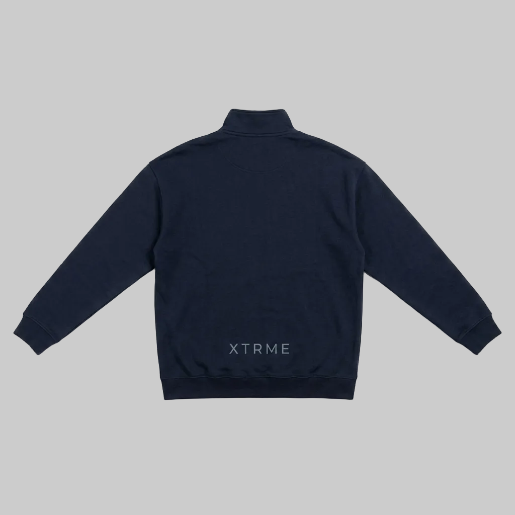 Utility Pocket Hoodie – Navy Blue (Men)