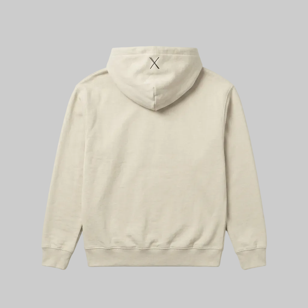 Signature X Hoodie – Beige (Men)