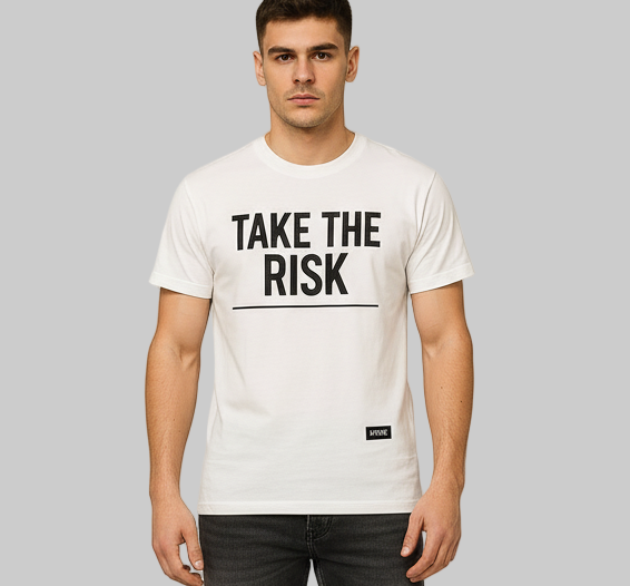XTRME White Take The Risk 32 Tee — Men’s Edition