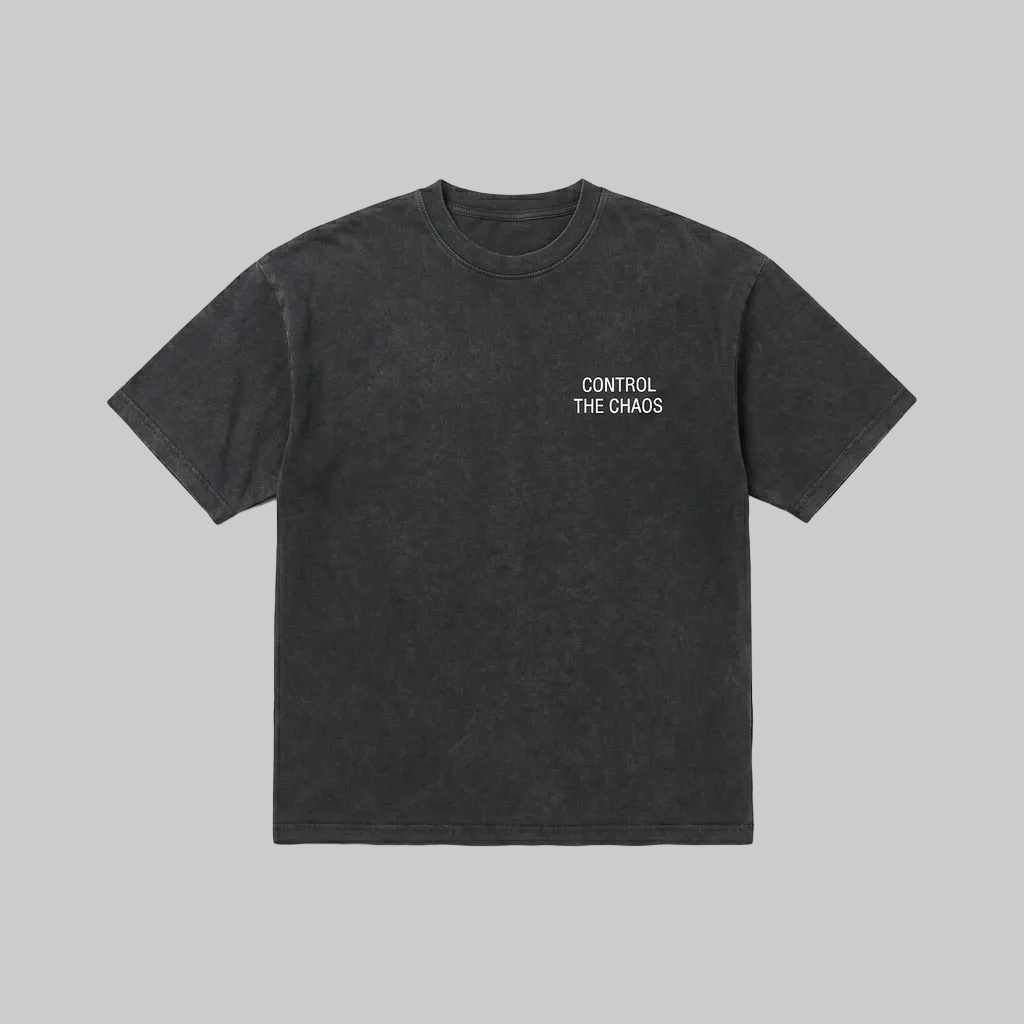 Control The Chaos T-Shirt – Dark Gray (Men)
