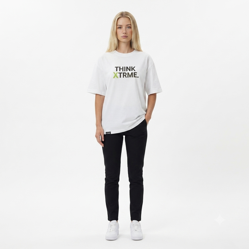 Think XTRME Oversized T-Shirt – White (Women)