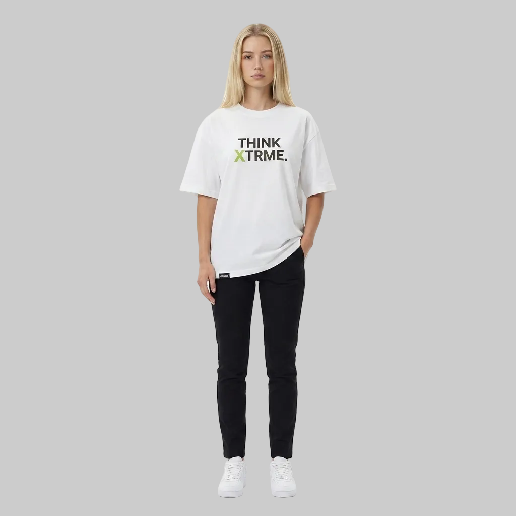 Think XTRME Oversized T-Shirt – White (Women)