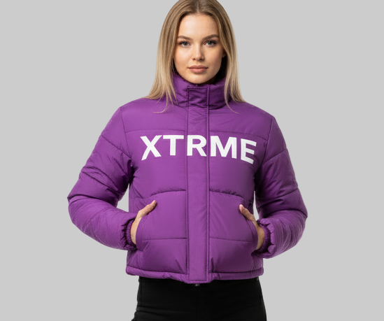 XTRME Purple Puffer Jacket – Women’s Edition