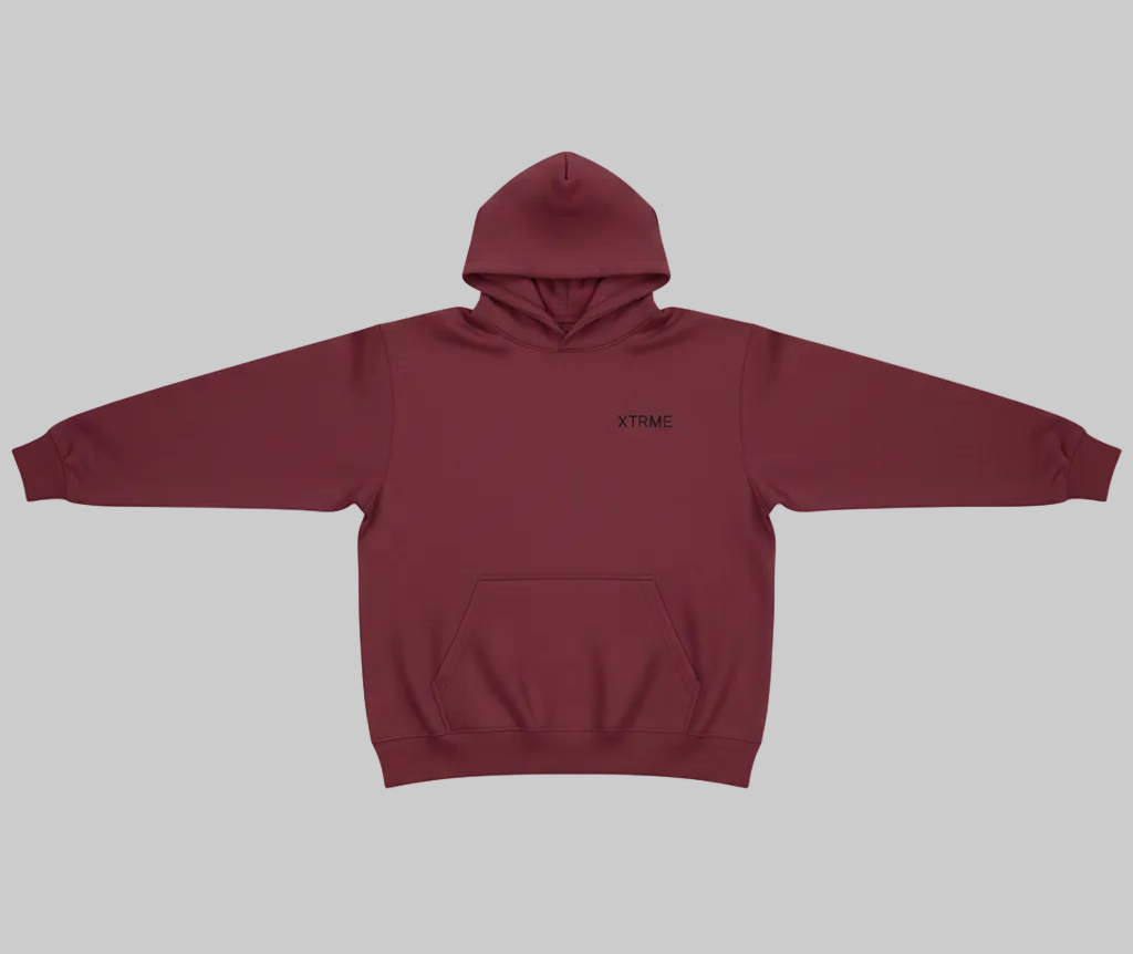 Essential XTRME Hoodie – Burgundy (Men)