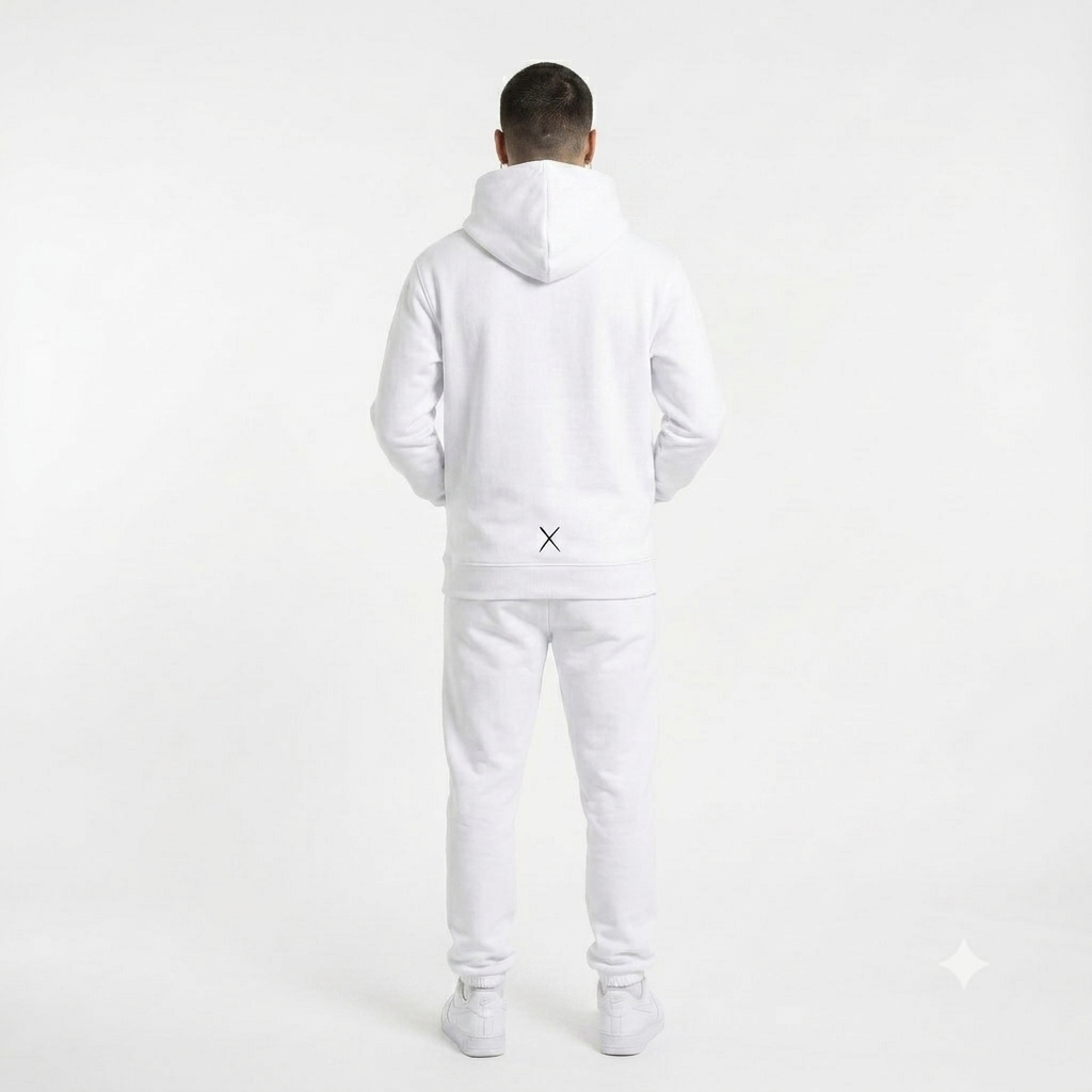 No Risk No Story Hoodie – White (Men)