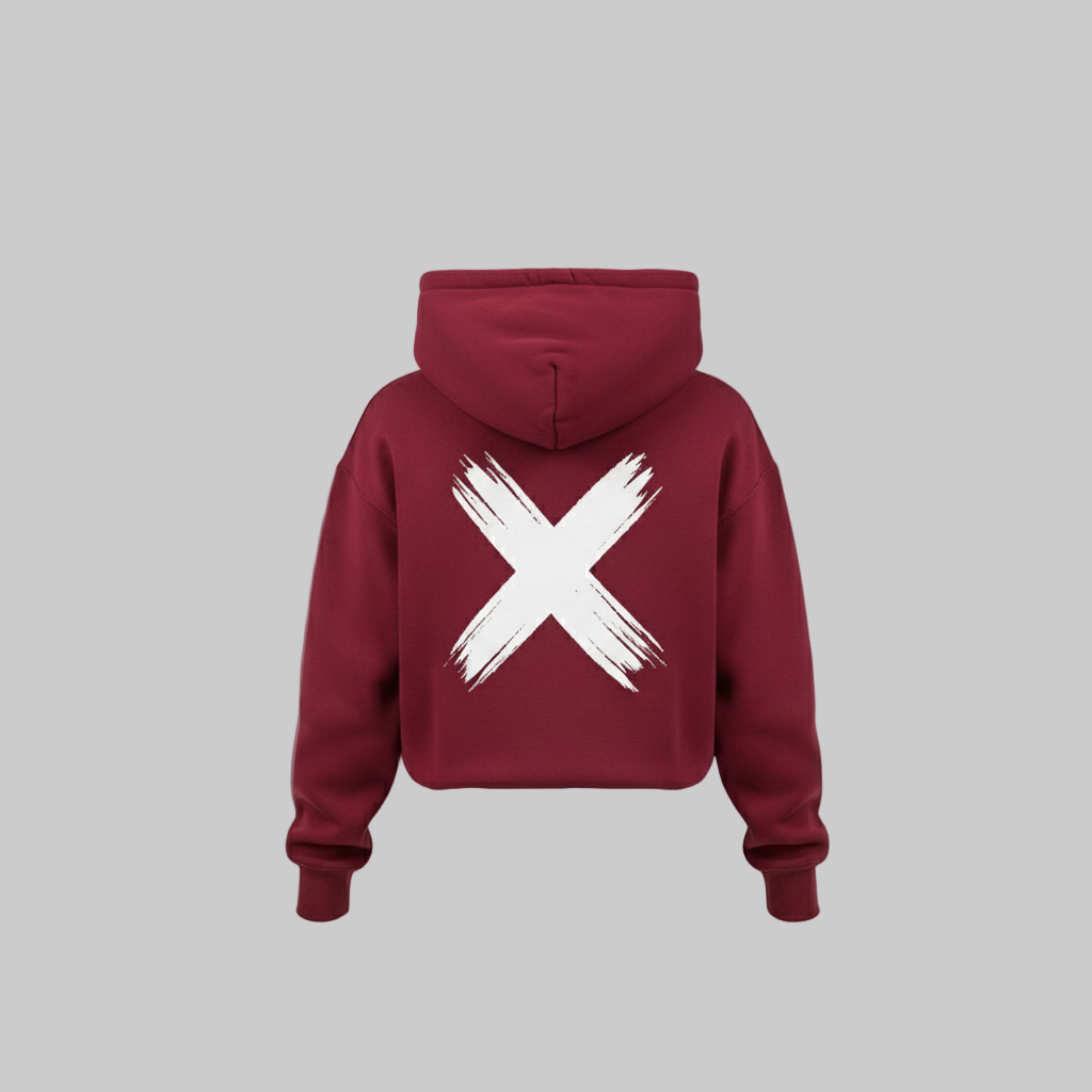 XTRME Burgundy Core Hoodie