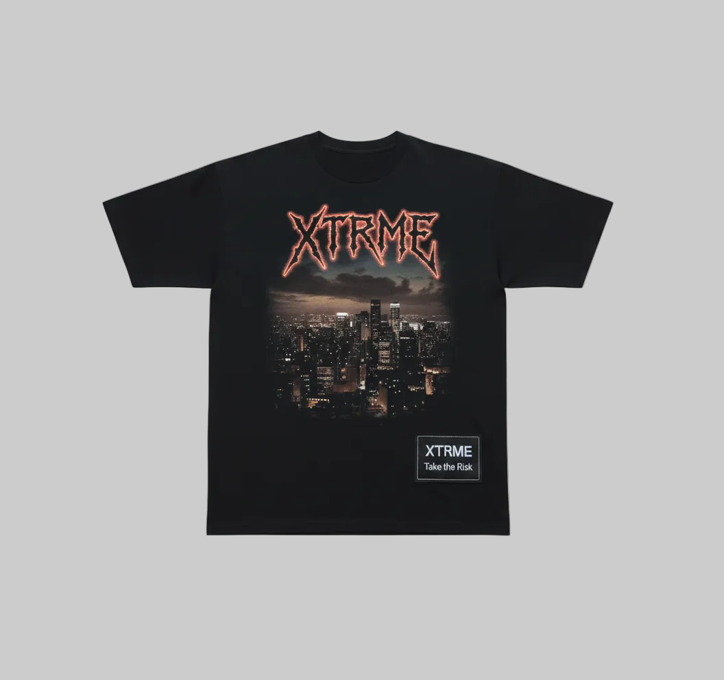 Urban City Oversized Tee - Black