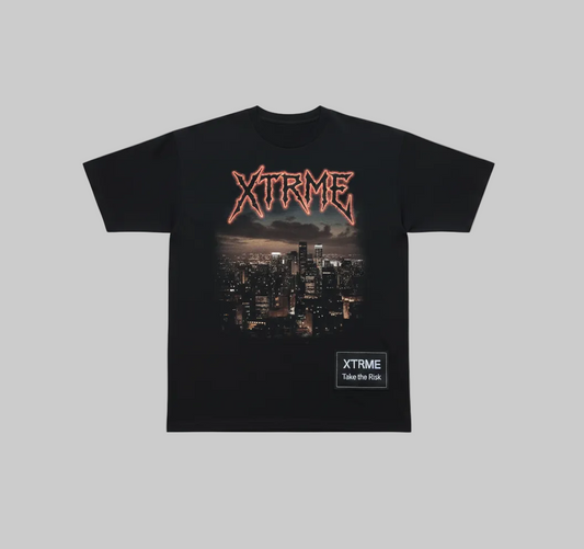 Urban City Oversized Tee - Black