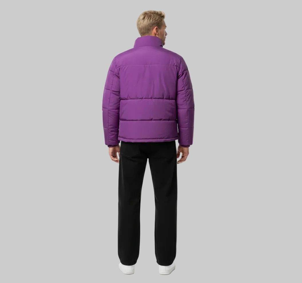 Puffer Jacket - Purple men