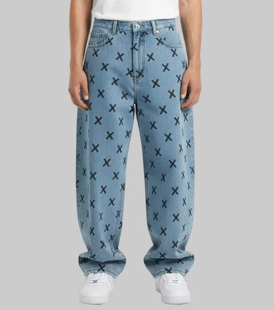 Urban Drill Cargo Pants - blue