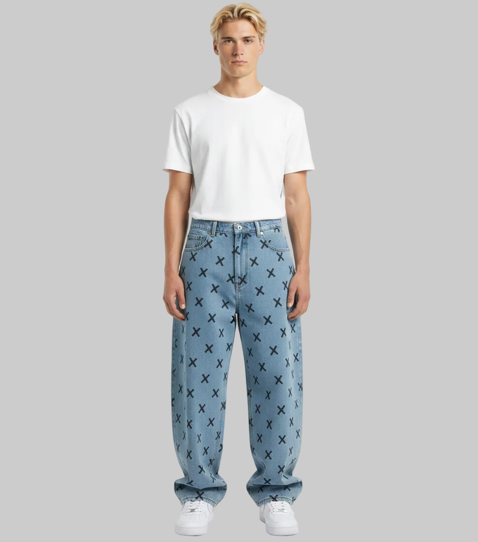 Urban Drill Cargo Pants - blue