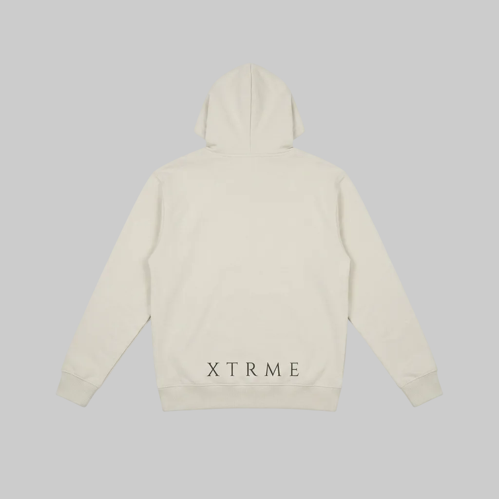 Shadow Brush Hoodie – White (Men)