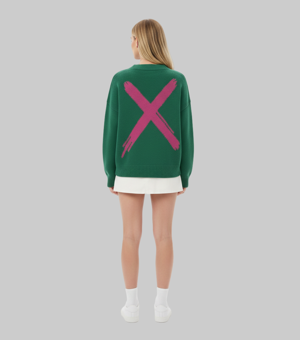 Knit Sweater – Green