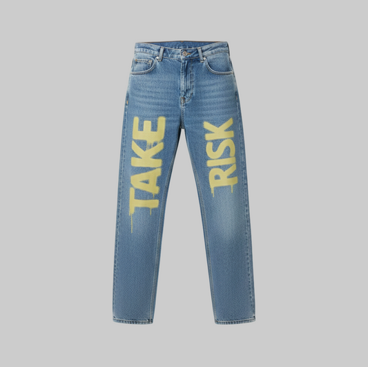 Graffiti Denim – Light Blue
