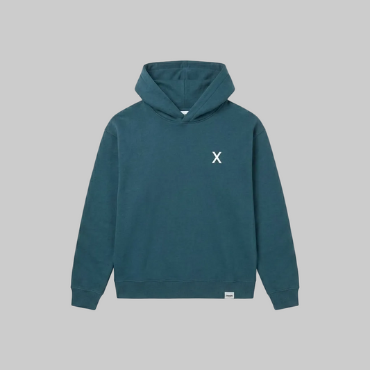Embossed XTRME Hoodie – Dusty Blue (Men)