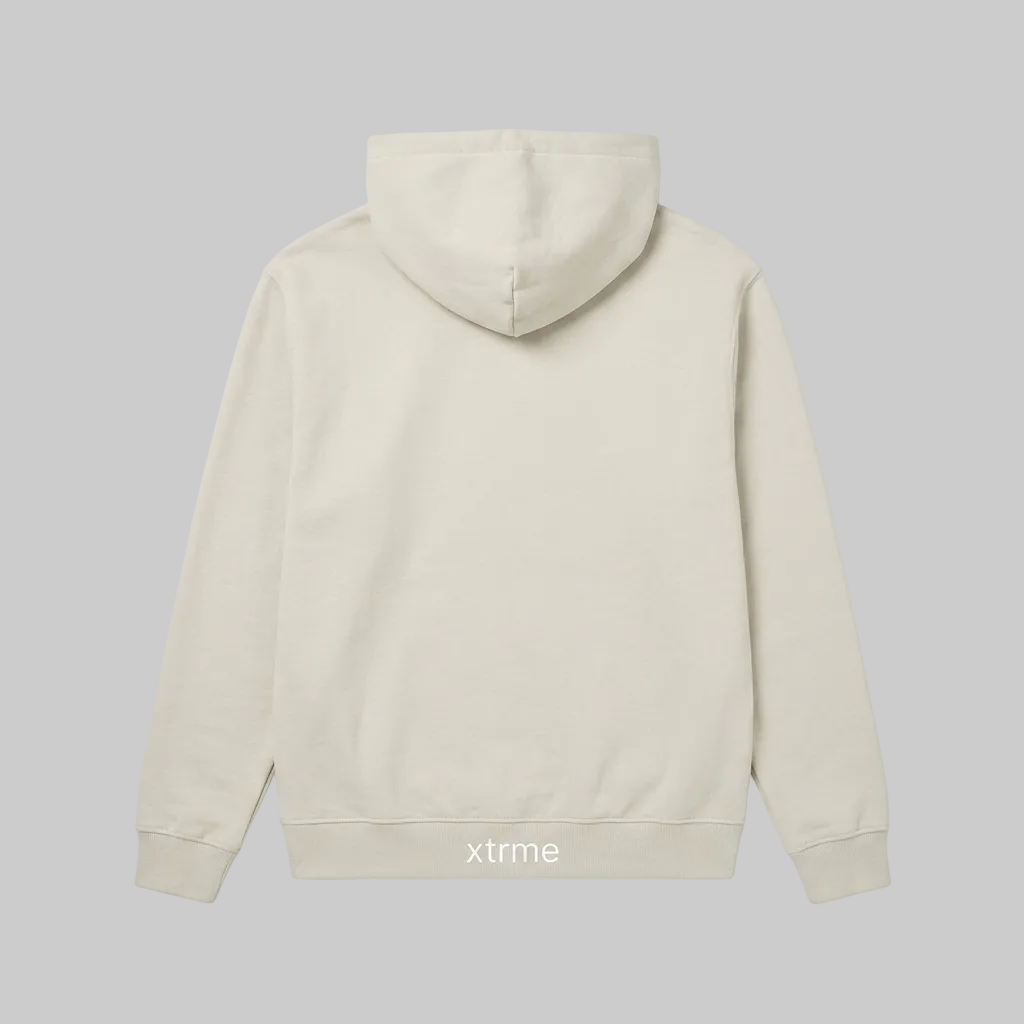 Brush X Hoodie – Beige (Men)