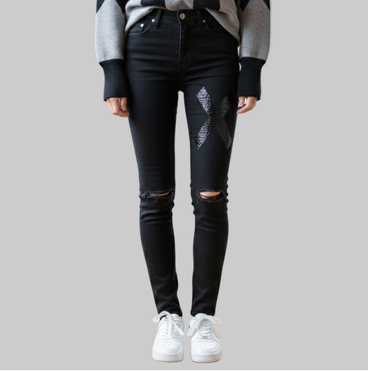 XTRME Black “Gloss X” Fitted Pants — Women’s Edition