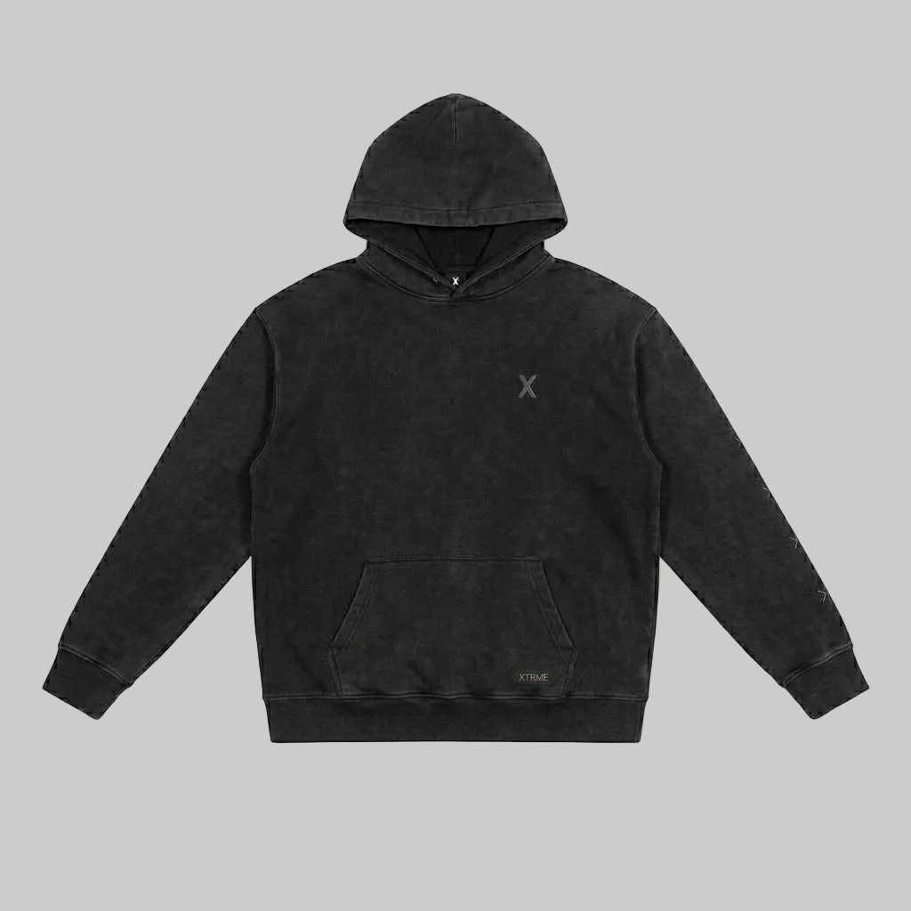 Essential X Hoodie – Dark Charcoal (Men)