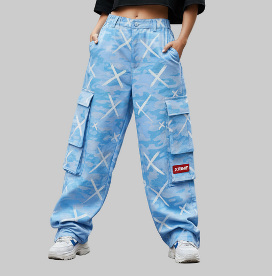 XTRME Blue Vision Cargo Pants