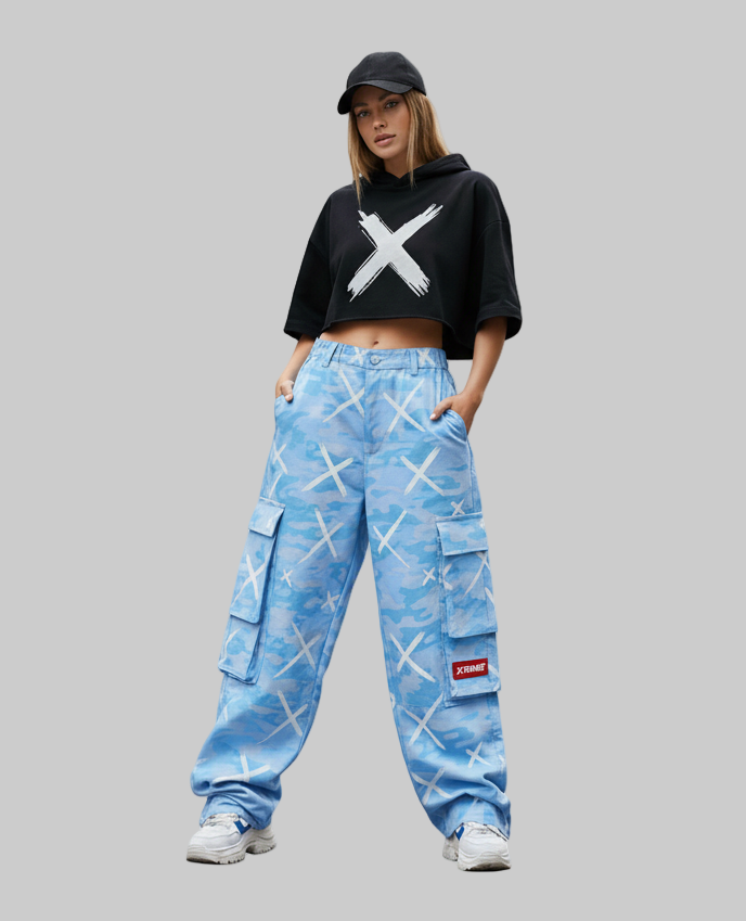 XTRME Blue Vision Cargo Pants