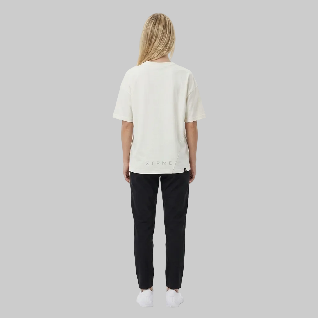 Five X Graphic T-Shirt – Light Beige (Women)