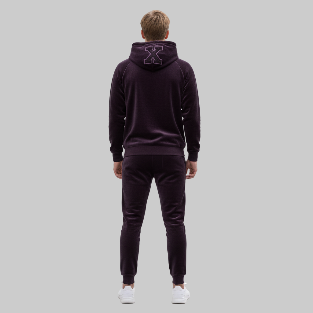 XTRME Dark Purple Velour Set — Men’s Edition