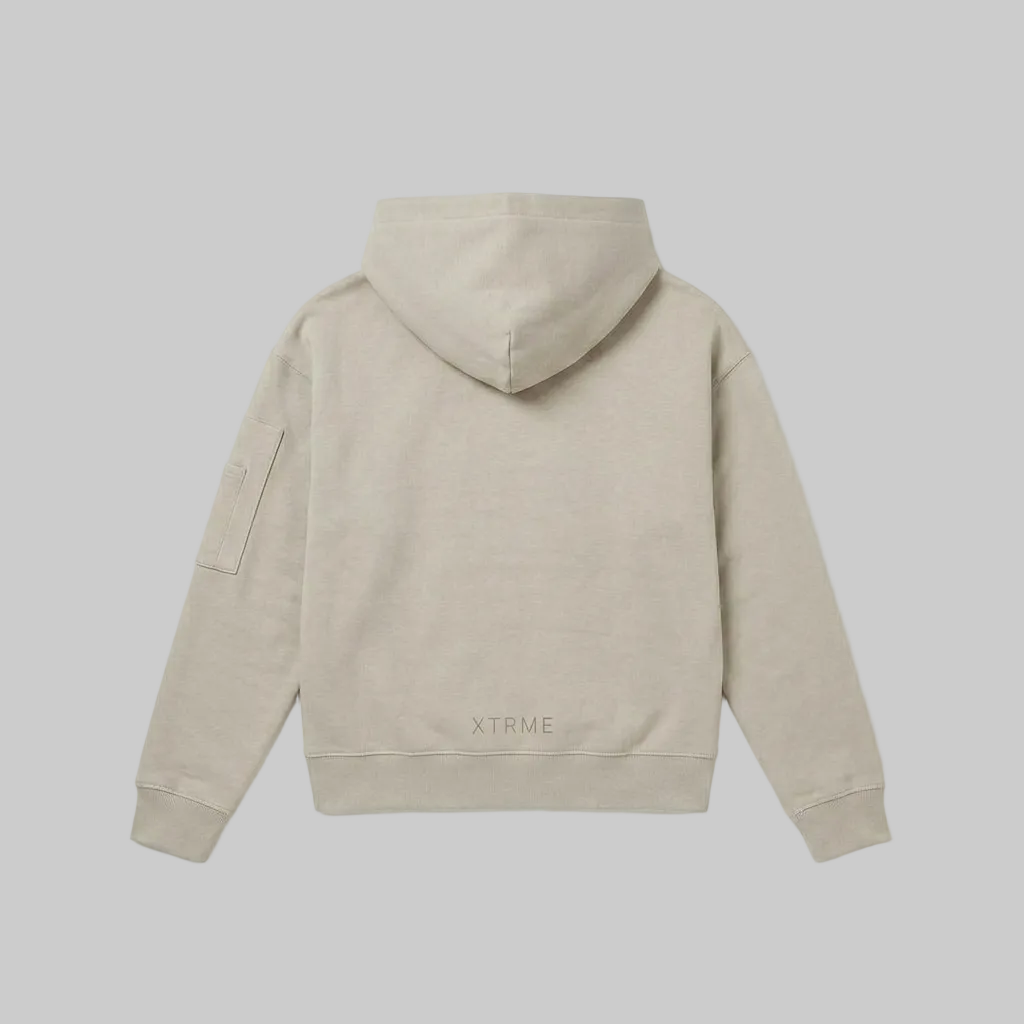 Utility Brush X Hoodie – Beige (Women)