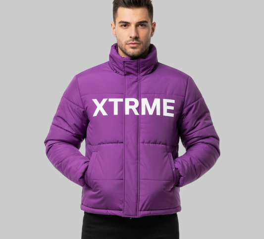 XTRME Purple Puffer Jacket