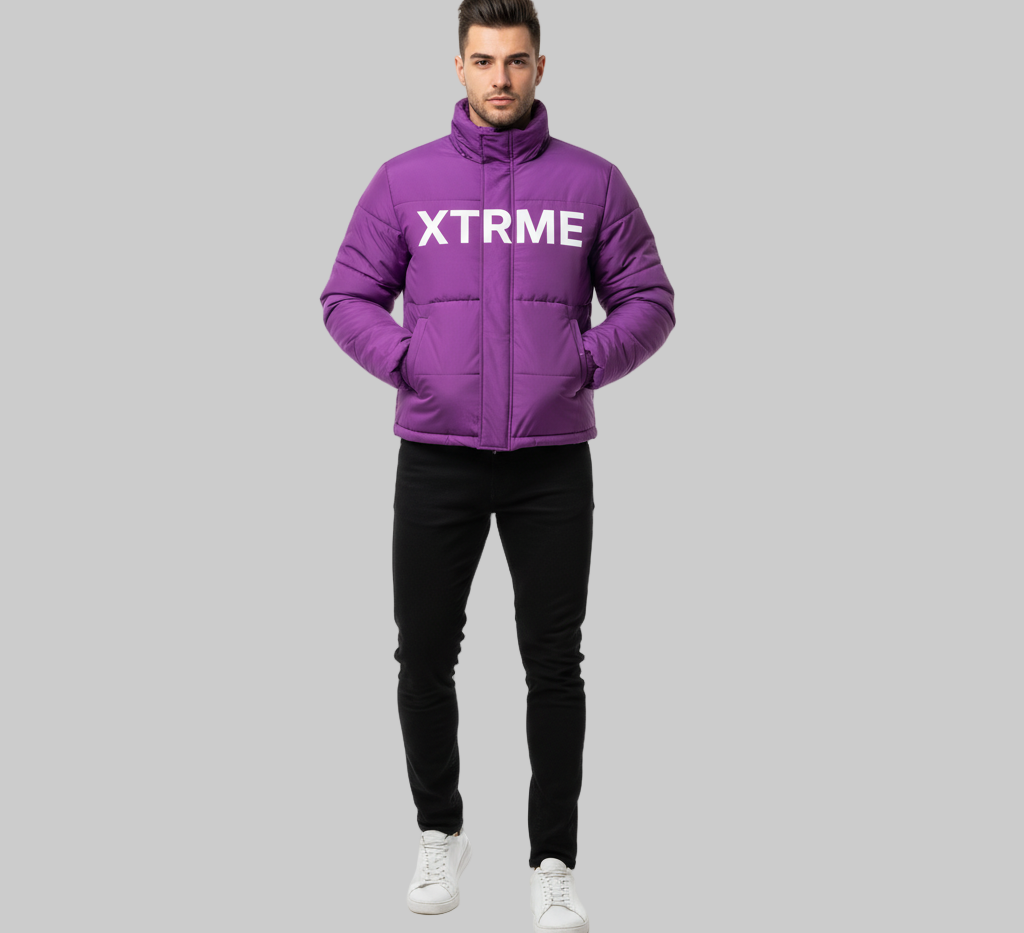 XTRME Purple Puffer Jacket